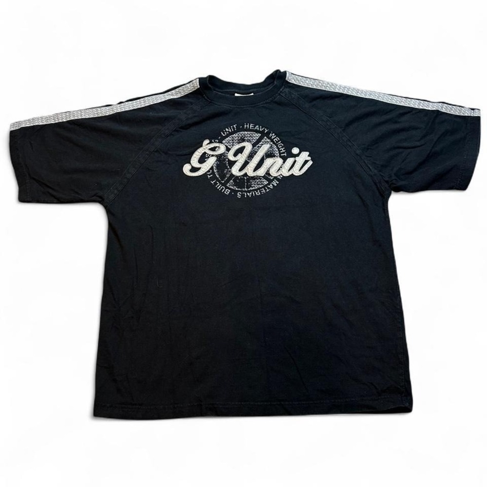 Vintage G-Unit Y2K black heavyweight rap tshirt Size XL